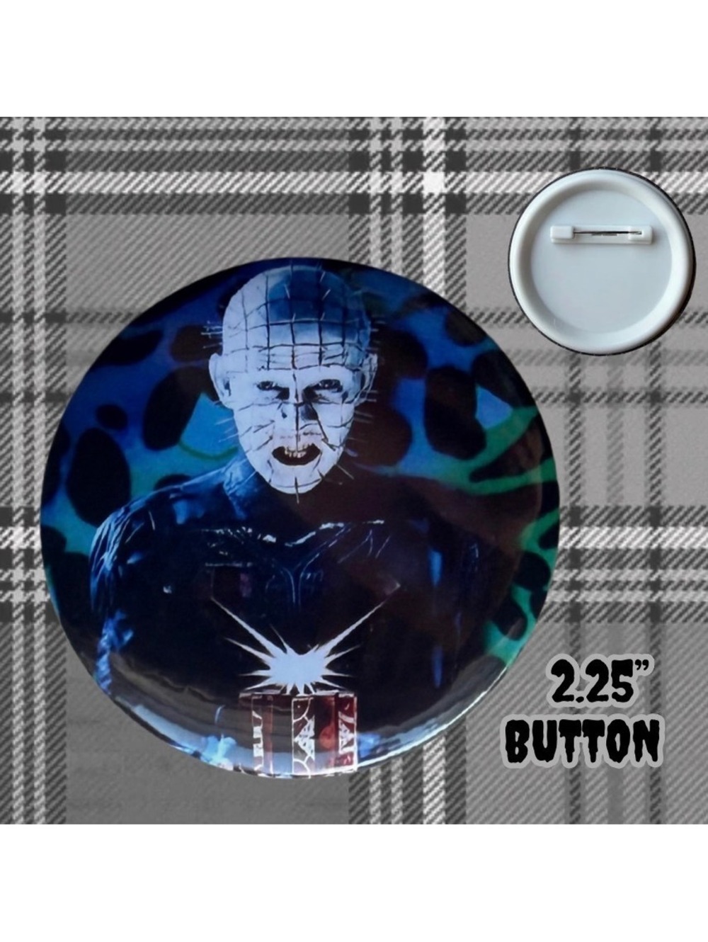 Pinhead Hellraiser 2.25" Button